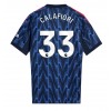 Arsenal Riccardo Calafiori #33 Borta Kläder 2025-26 Kortärmad